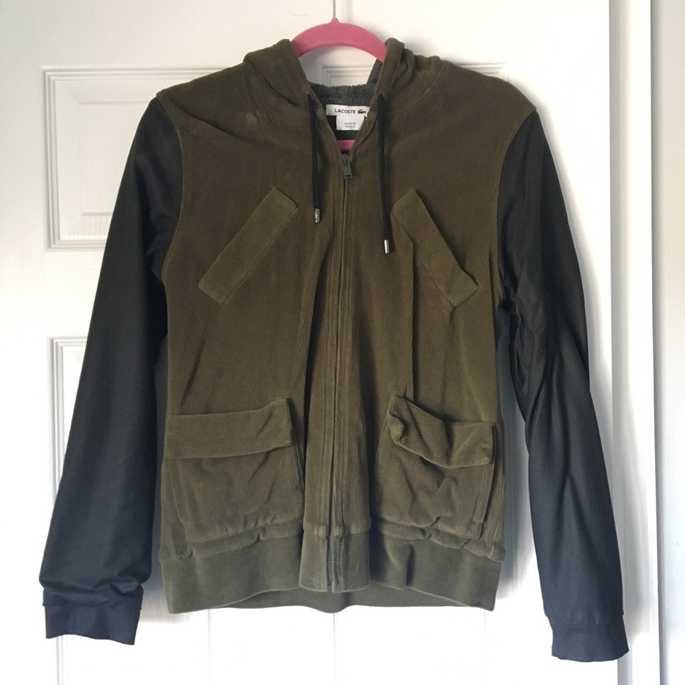 NEW Lacoste Thick Zip Up Hoodie/Jacket